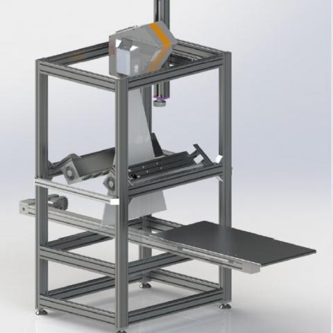 Pushbroom Table Type Scanner for Hyperspectral Imaging